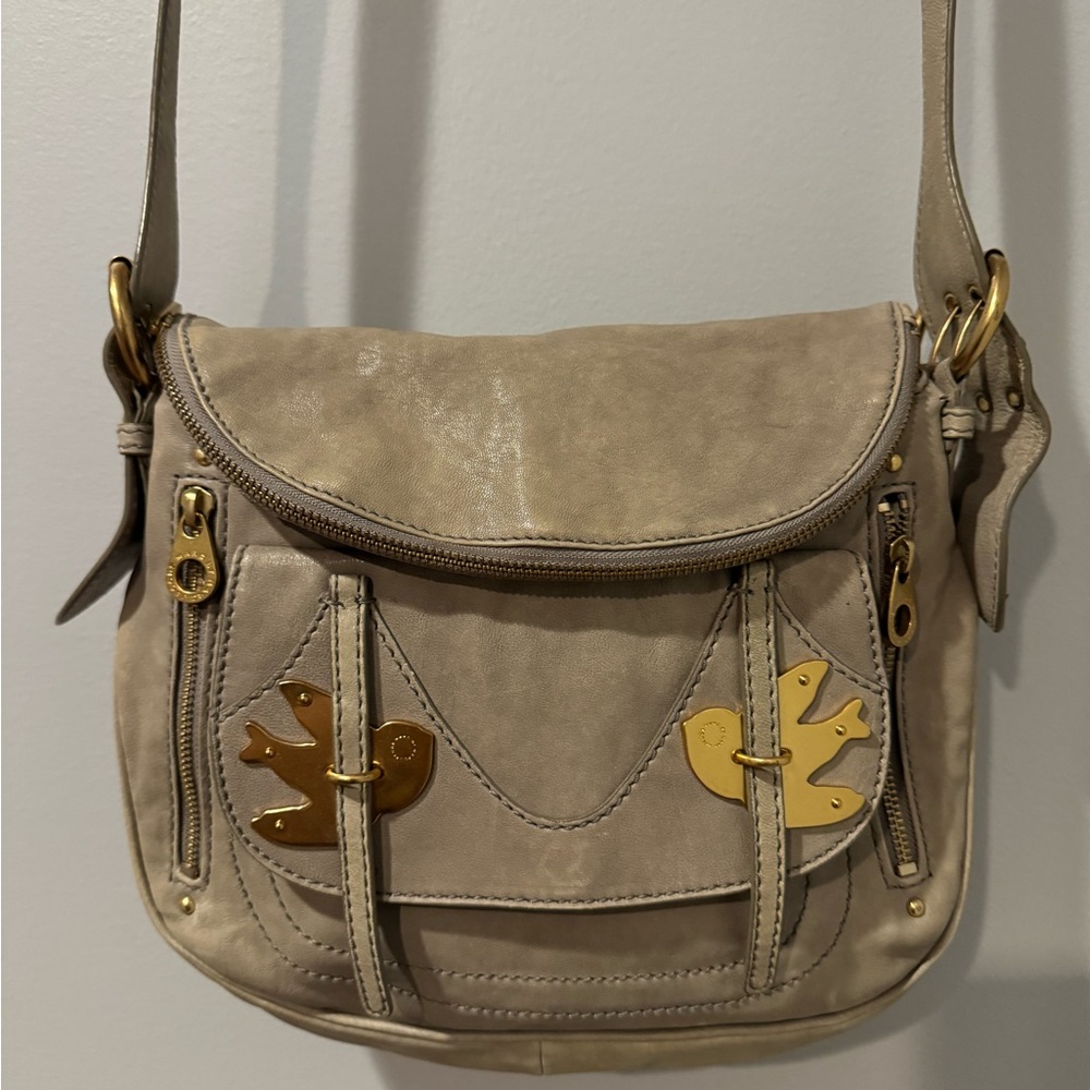 Marc‎ Marc Jacobs Handbag Pedal to Metal Natasha Crossbody Shoulder Bag Beige